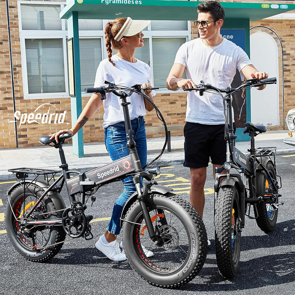 UBEB01 Folding Fat Tire Electric Bike - 500W All-Terrain Ebike