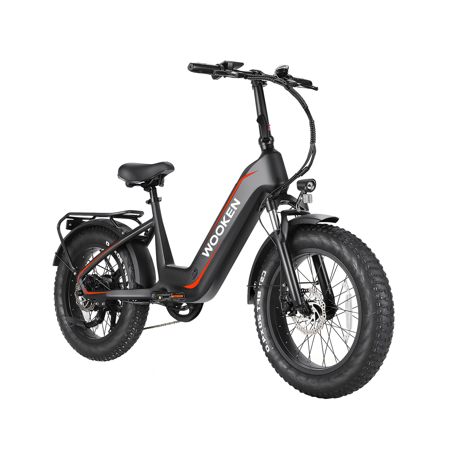 UBEB12 20" Fat Tire Electric Commuter Bike All Terrain & Urban Ready