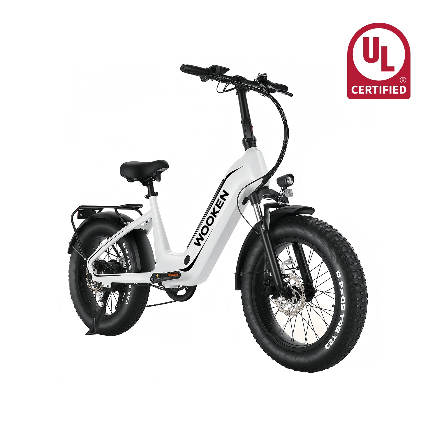 UBEB12 20" Fat Tire Electric Commuter Bike All Terrain & Urban Ready