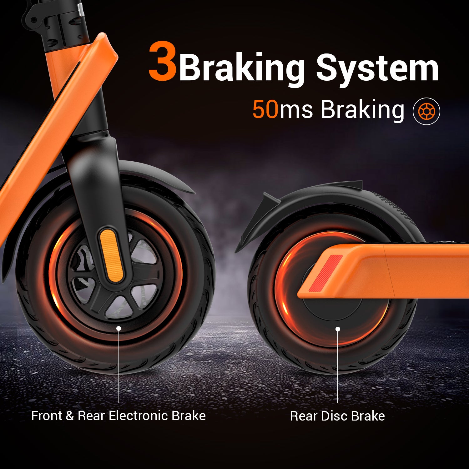 UBES01 | 500W Foldable Electric Scooter – 40KM/H 70KM Range Dual Disc Brakes