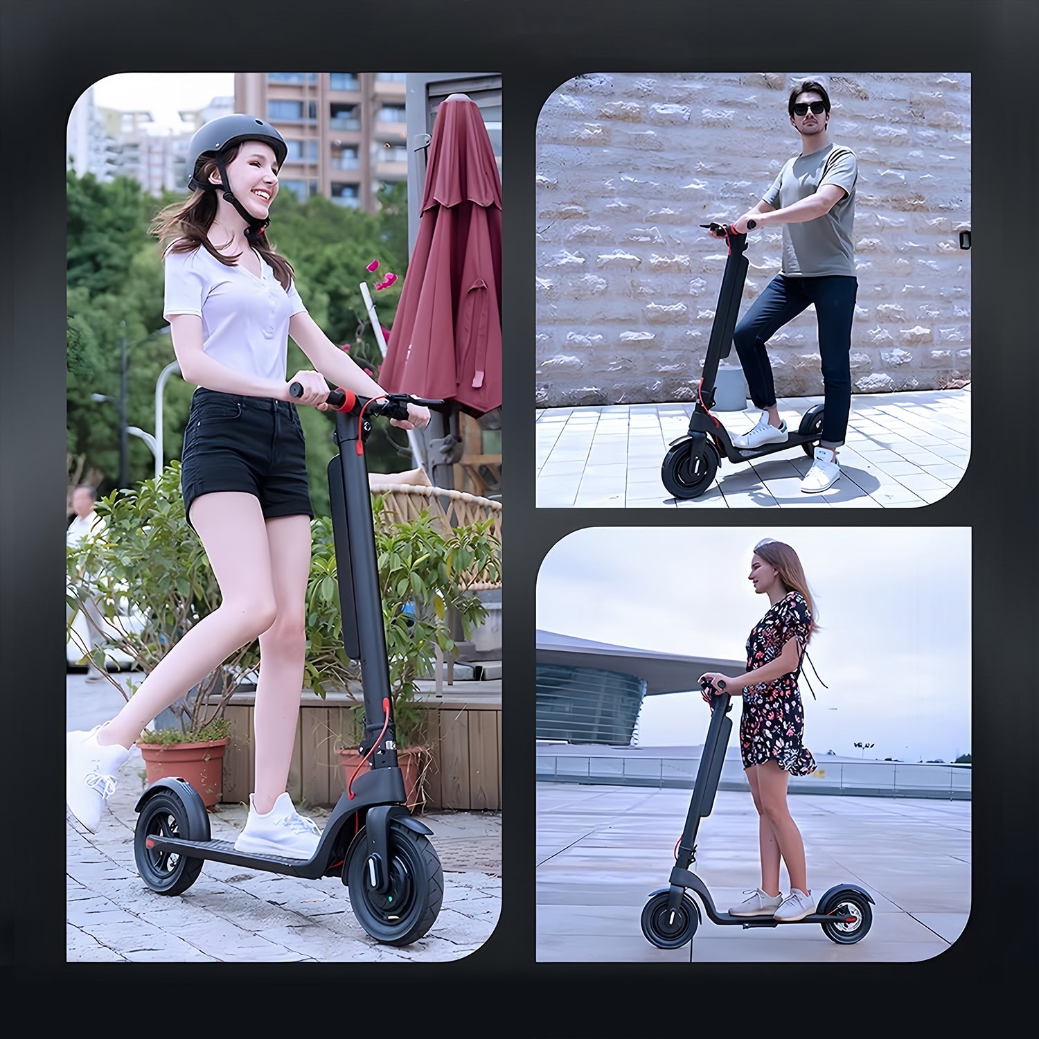 UBELIEF BN UBES02 Foldable E-Scooter - 32km/h, Removable Battery, 10-Inch Tires