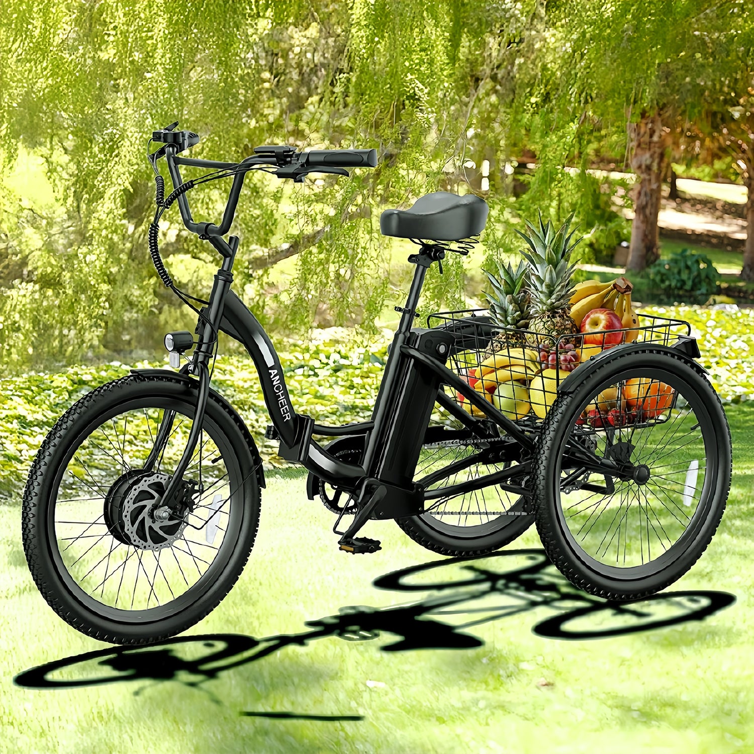 UBELIEF BN UBEB07 Electric Tricycle - 24" Adult E-Trike, 55 Miles Range