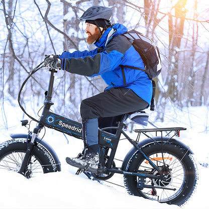 UBEB01 Folding Fat Tire Electric Bike - 500W All-Terrain Ebike