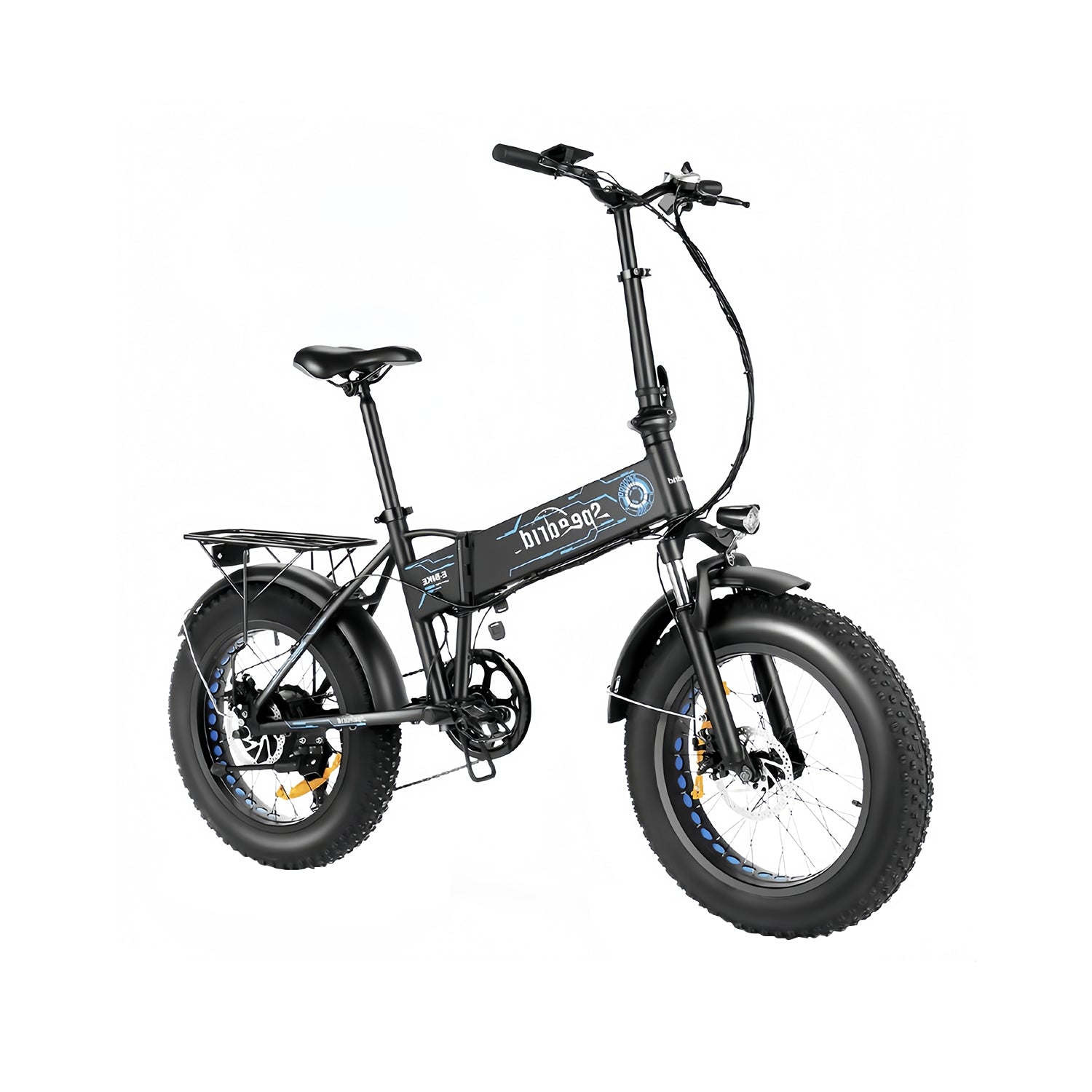UBEB01 Folding Fat Tire Electric Bike - 500W All-Terrain Ebike