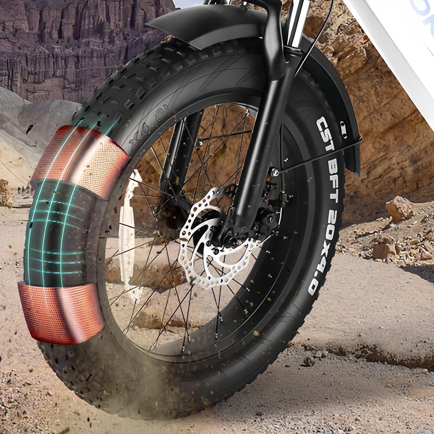 UBELIEF BN UBEB12 20" Fat Tire Electric Commuter Bike – All-Terrain & Urban Ready