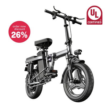 UBEB09 | 400W Folding Electric Bike – 40KM/H Top Speed 48V Battery